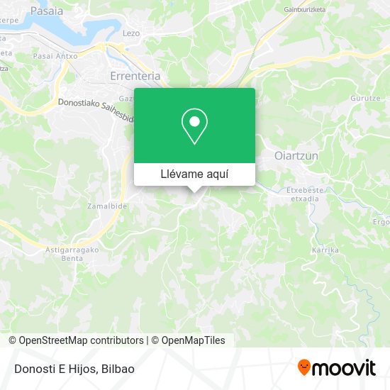 Mapa Donosti E Hijos