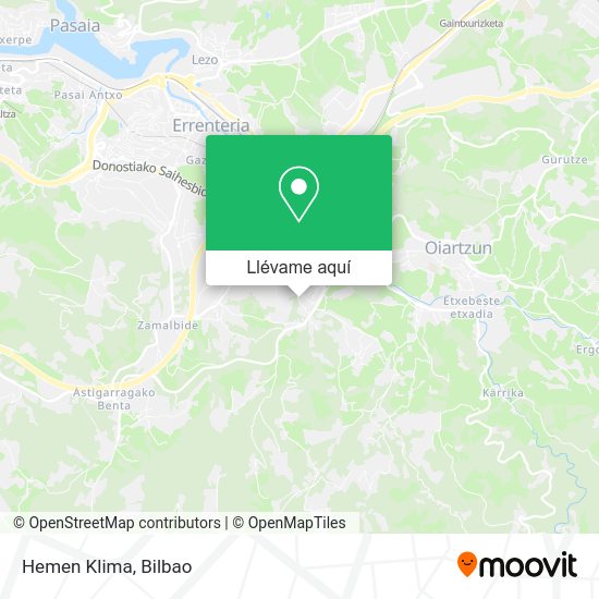Mapa Hemen Klima