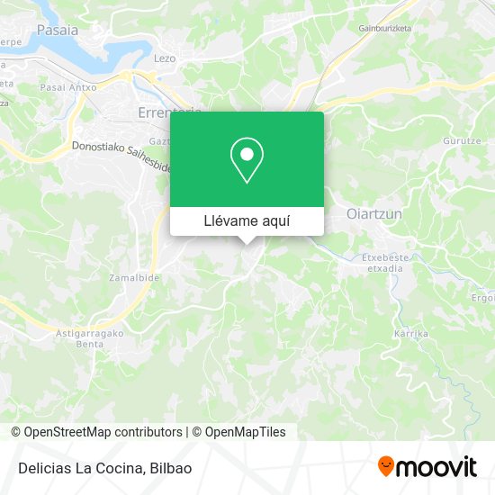 Mapa Delicias La Cocina