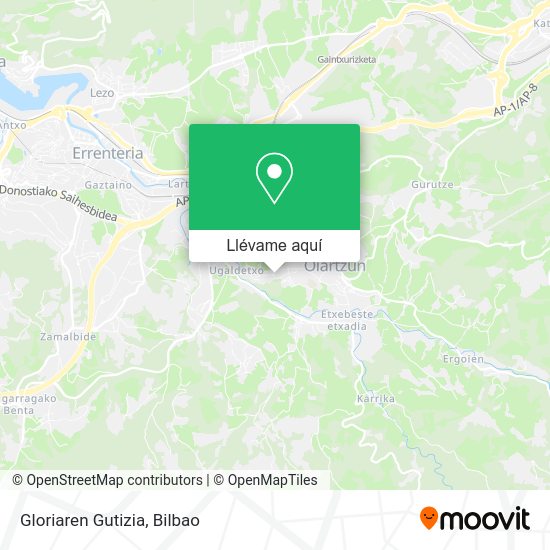 Mapa Gloriaren Gutizia