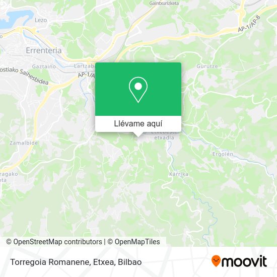 Mapa Torregoia Romanene, Etxea
