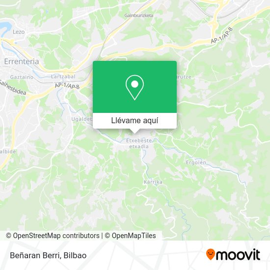 Mapa Beñaran Berri
