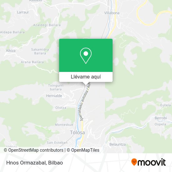 Mapa Hnos Ormazabal