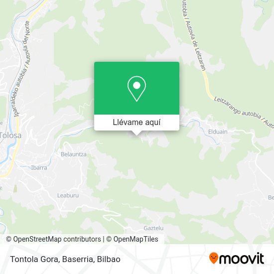 Mapa Tontola Gora, Baserria