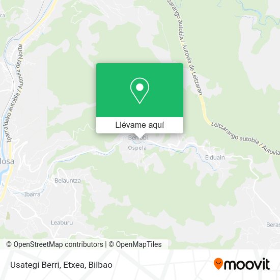 Mapa Usategi Berri, Etxea