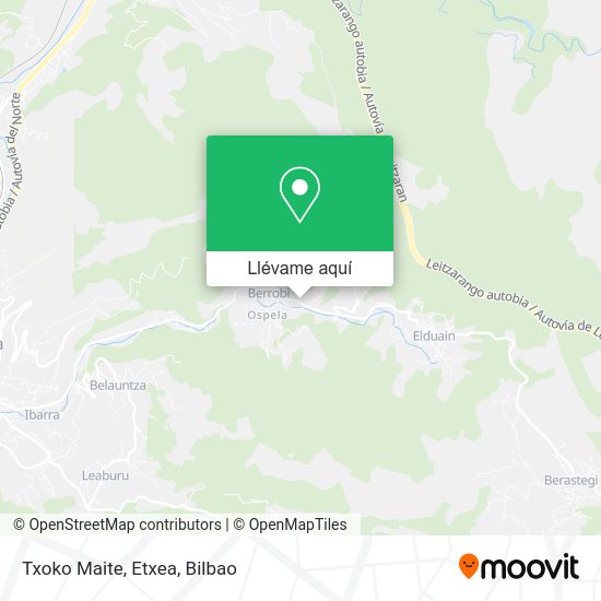 Mapa Txoko Maite, Etxea