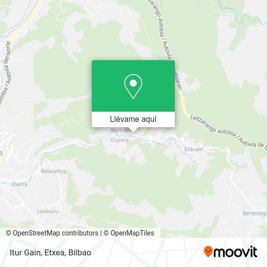 Mapa Itur Gain, Etxea