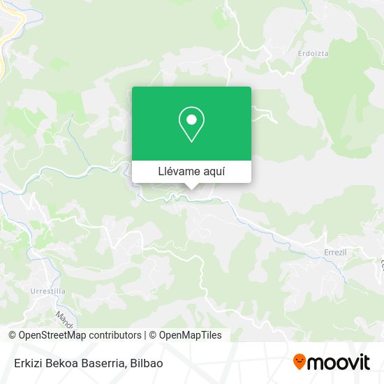 Mapa Erkizi Bekoa Baserria