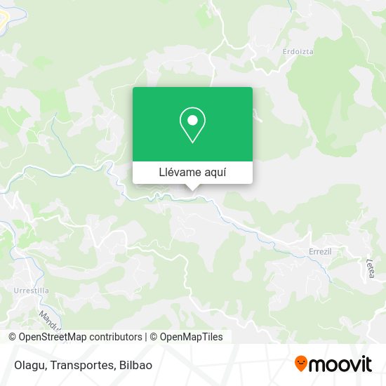 Mapa Olagu, Transportes
