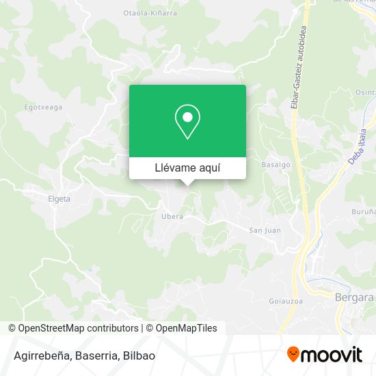 Mapa Agirrebeña, Baserria