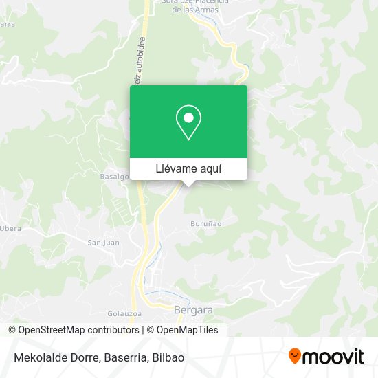 Mapa Mekolalde Dorre, Baserria