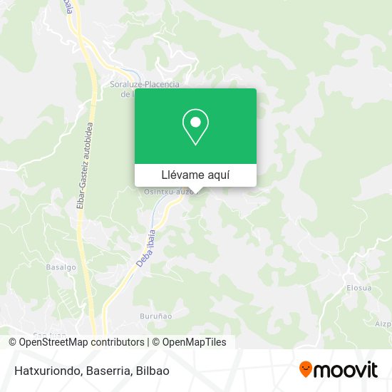 Mapa Hatxuriondo, Baserria