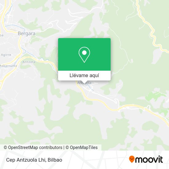 Mapa Cep Antzuola Lhi