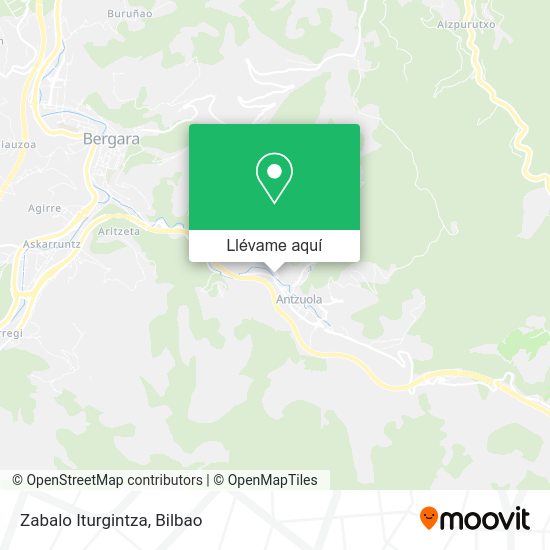 Mapa Zabalo Iturgintza