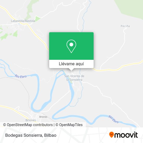 Mapa Bodegas Sonsierra