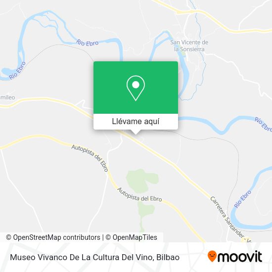 Mapa Museo Vivanco De La Cultura Del Vino