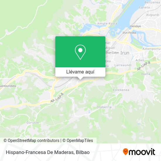 Mapa Hispano-Francesa De Maderas