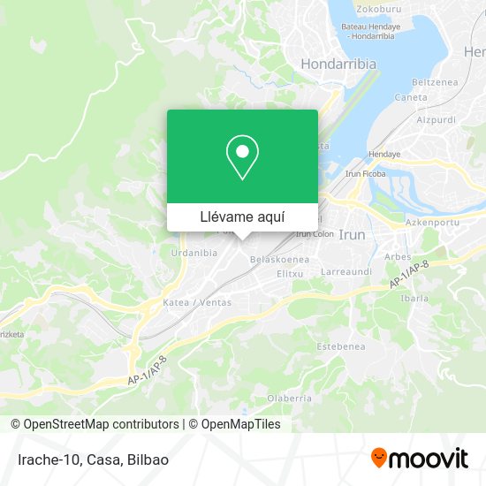 Mapa Irache-10, Casa