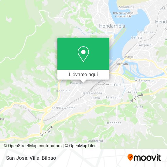 Mapa San Jose, Villa