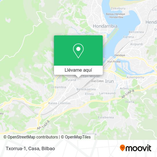 Mapa Txorrua-1, Casa