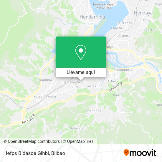 Mapa Iefps Bidasoa Glhbi