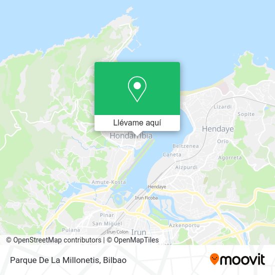 Mapa Parque De La Millonetis