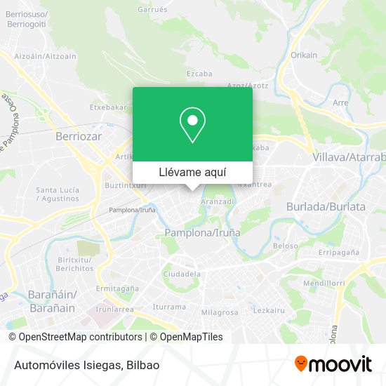 Mapa Automóviles Isiegas