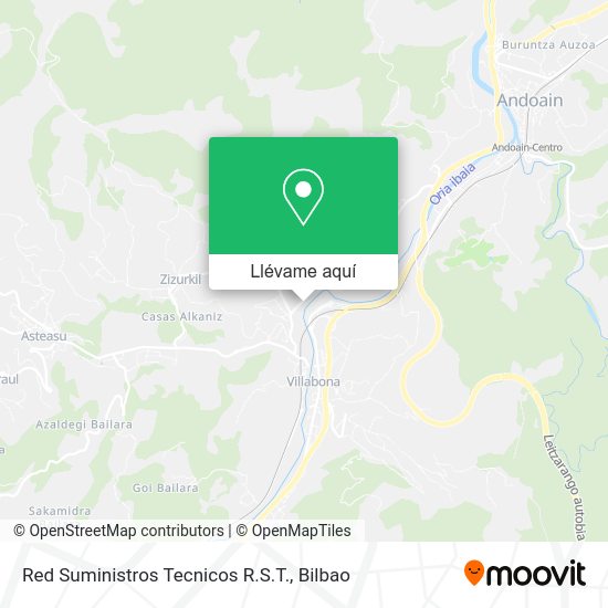 Mapa Red Suministros Tecnicos R.S.T.