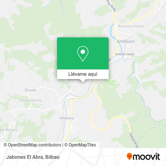 Mapa Jabones El Abra
