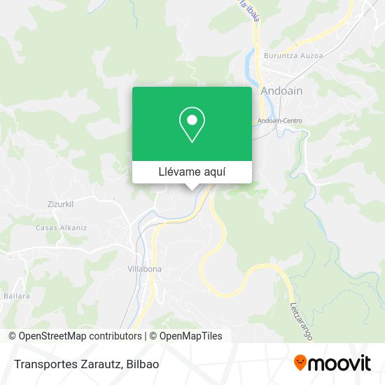 Mapa Transportes Zarautz