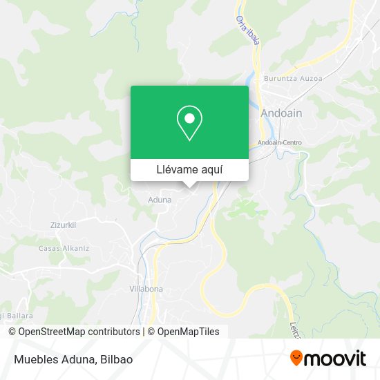 Mapa Muebles Aduna