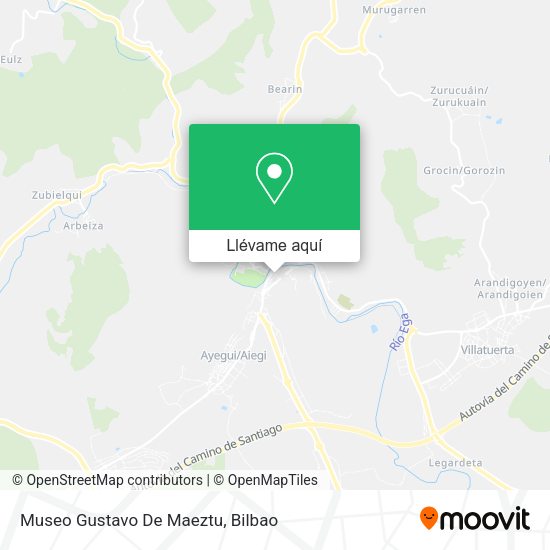 Mapa Museo Gustavo De Maeztu