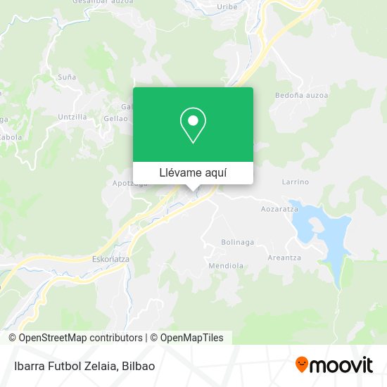 Mapa Ibarra Futbol Zelaia