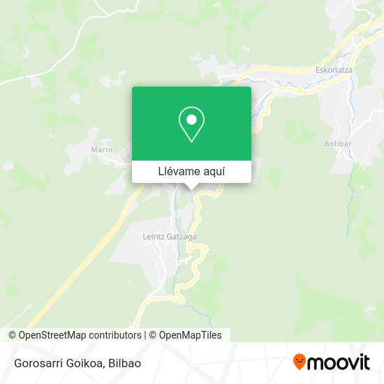 Mapa Gorosarri Goikoa