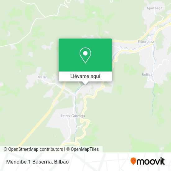 Mapa Mendibe-1 Baserria