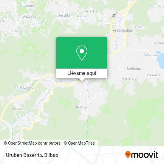 Mapa Uruben Baserria