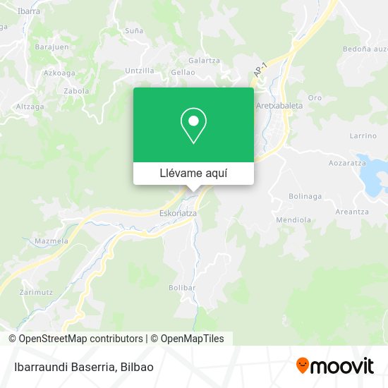 Mapa Ibarraundi Baserria