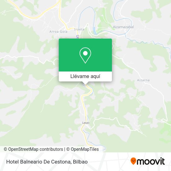 Mapa Hotel Balneario De Cestona