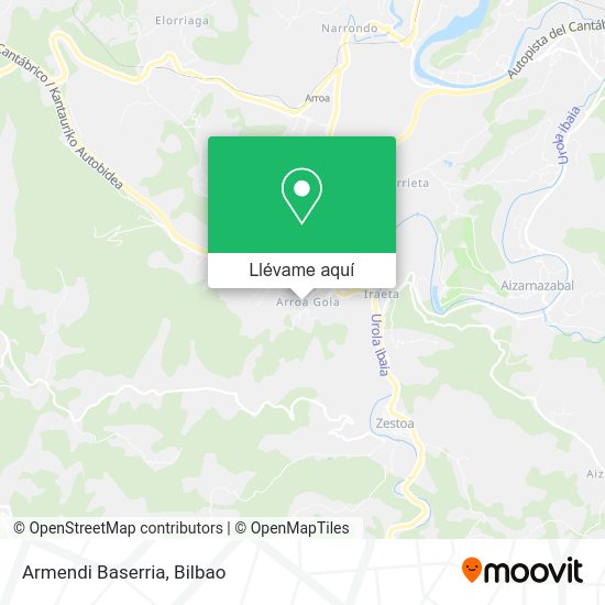 Mapa Armendi Baserria