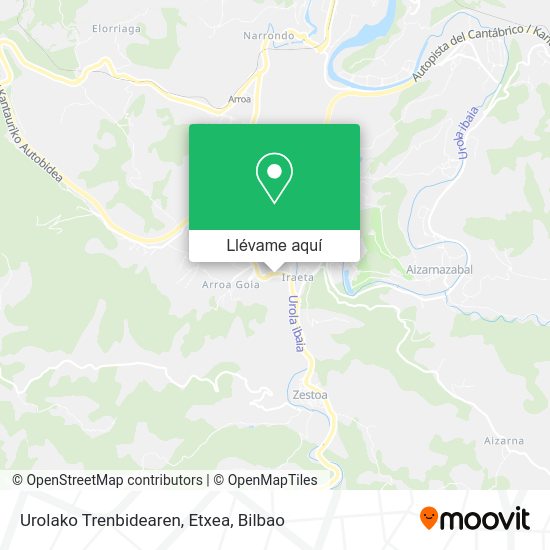 Mapa Urolako Trenbidearen, Etxea