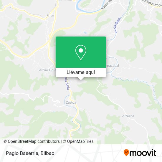 Mapa Pagio Baserria