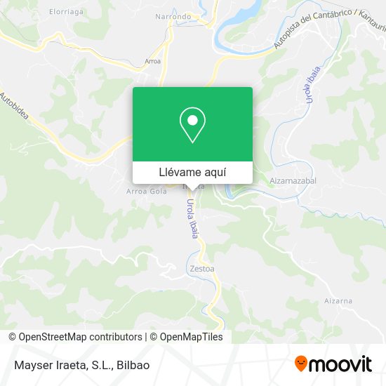Mapa Mayser Iraeta, S.L.