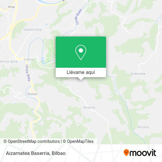 Mapa Aizarnatea Baserria