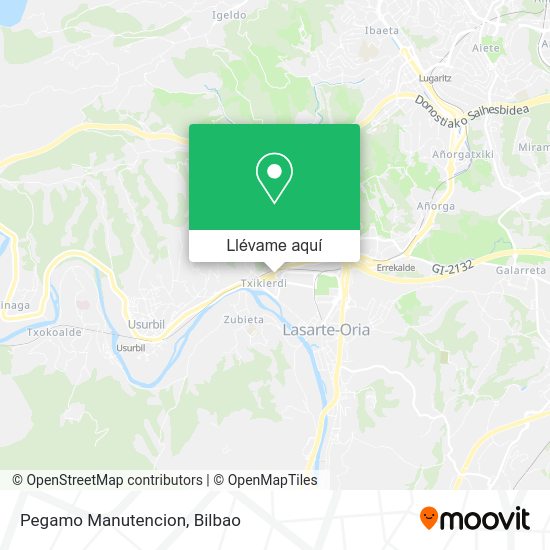 Mapa Pegamo Manutencion