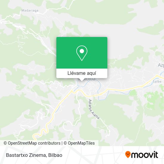 Mapa Bastartxo Zinema