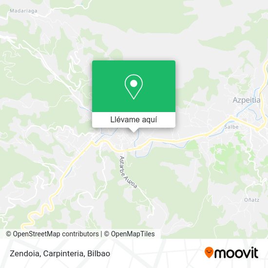 Mapa Zendoia, Carpinteria