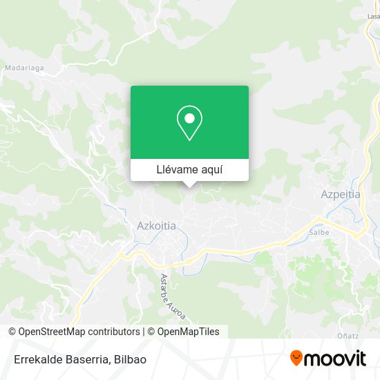 Mapa Errekalde Baserria
