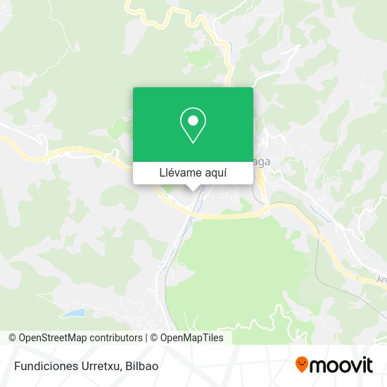Mapa Fundiciones Urretxu