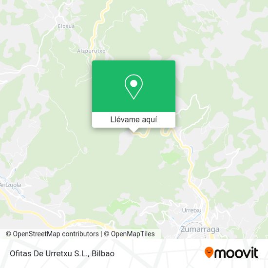 Mapa Ofitas De Urretxu S.L.