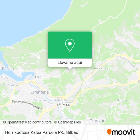 Mapa Herrikoetxea Kalea Parcela P-5